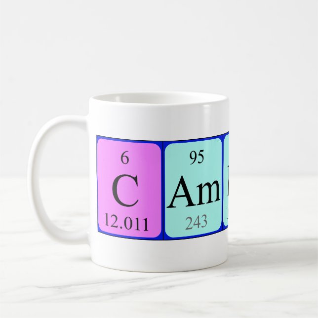 Cameron periodic table name mug (Left)