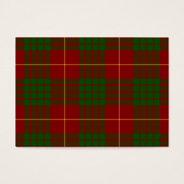 Cameron tartan red green plaid (Front)