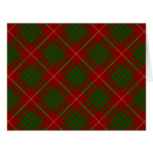 Cameron tartan red green plaid