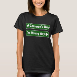 Cameron's Way Street Sign Clan Shirt