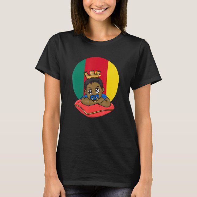 Cameroon Cameroonian Africa Proud Prince Boy Son M T-Shirt (Front)