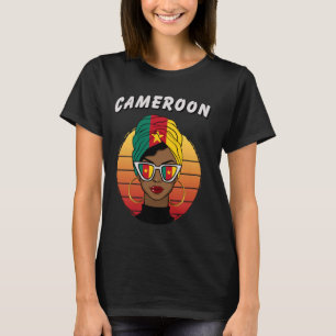 Cameroon, Cameroonian Flag, Cameroon Girl, Cameroo T-Shirt