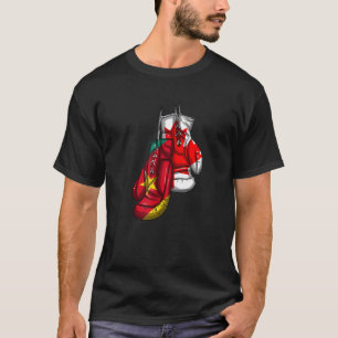 Cameroon Cameroonian UK Canada Canadian Flag Hand T-Shirt