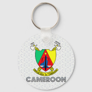 Cameroon Coat of Arms Keychain