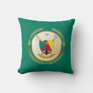 Cameroon Coat of Arms Throw Pillow