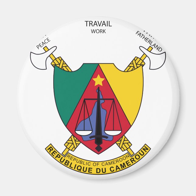 cameroon emblem magnet (Front)
