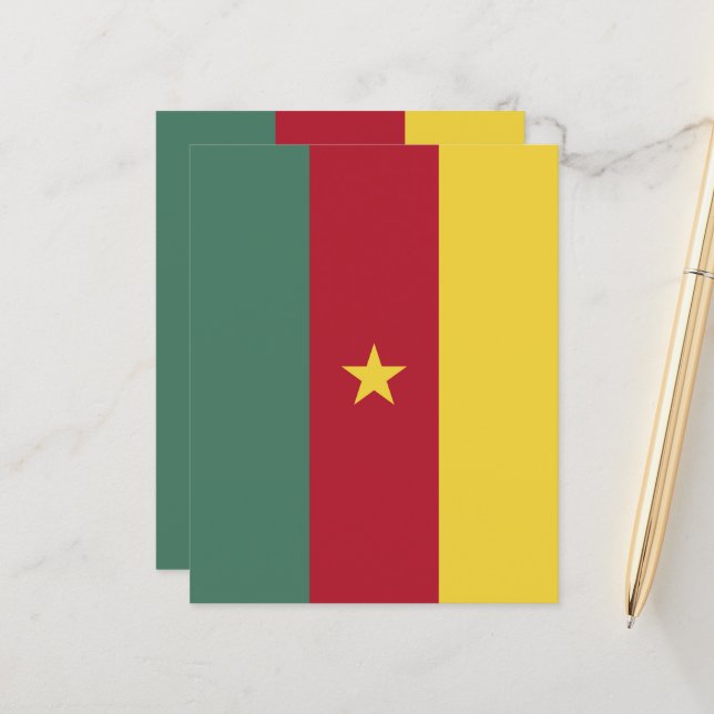 Cameroon flag (Front/Back In Situ)