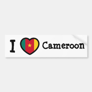 Cameroon Flag Bumper Sticker