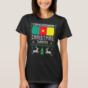 Cameroon Flag Cameroonian Christmas Sweater