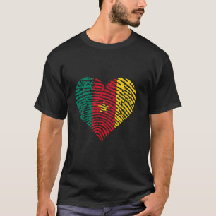 Cameroon Flag Cameroonian Roots Cameroonian Pride  T-Shirt