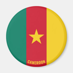 Cameroon Flag Charming Patriotic Magnet