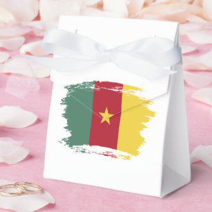 Cameroon flag favor box