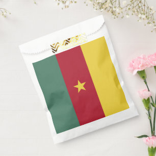 Cameroon flag favour bag