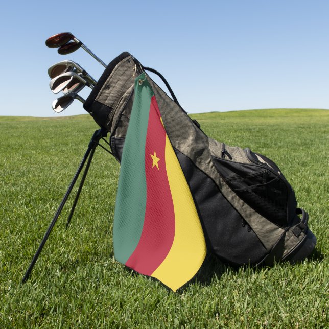 Cameroon flag golf towel (Green)