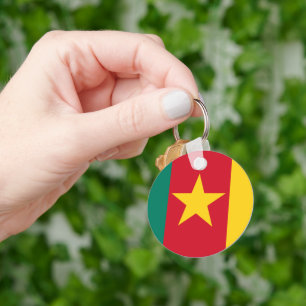 Cameroon Flag Keychain