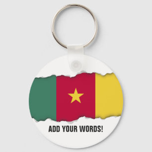 Cameroon Flag Keychain