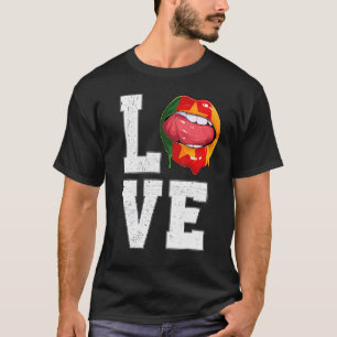 Cameroon Flag Soccer Fan Love Cameroonian T-Shirt
