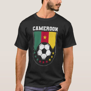 Cameroon Flag Soccer Fan T-Shirt