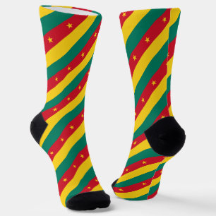Cameroon Flag Socks