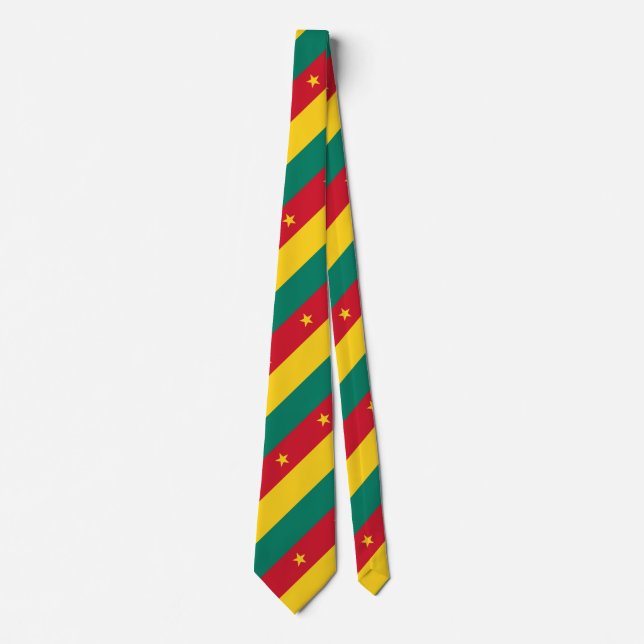Cameroon Flag Tie (Front)