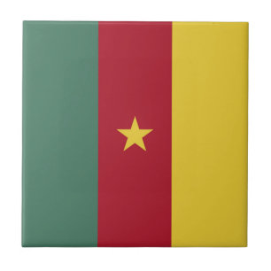 Cameroon flag tile