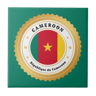 Cameroon Flag Tile