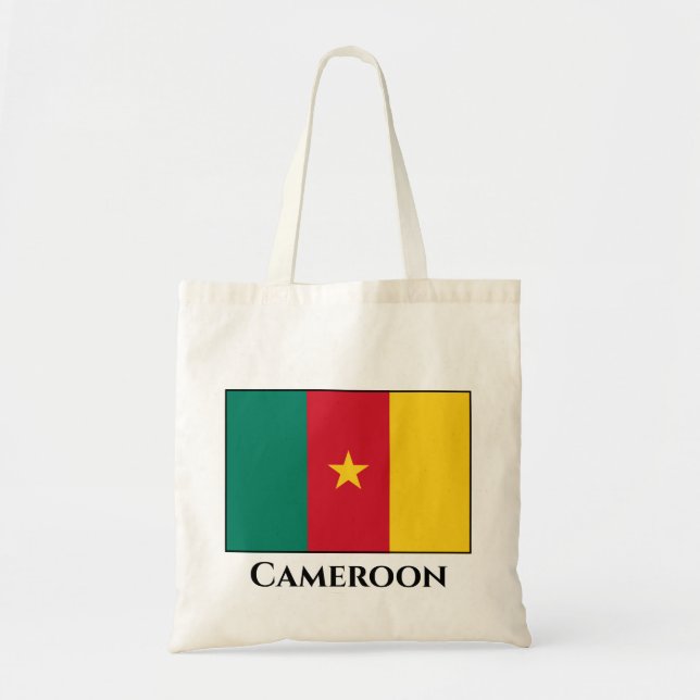 Cameroon Flag Tote Bag (Front)