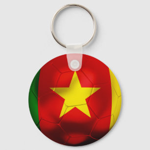 Cameroon Football Keychain