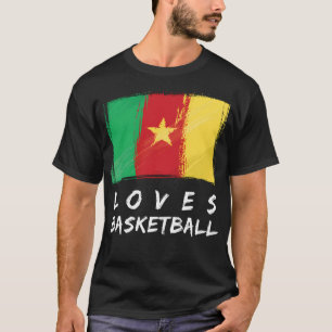 Cameroon Loves Basketball T-Shirt