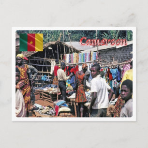 Cameroon - Market - Postcard