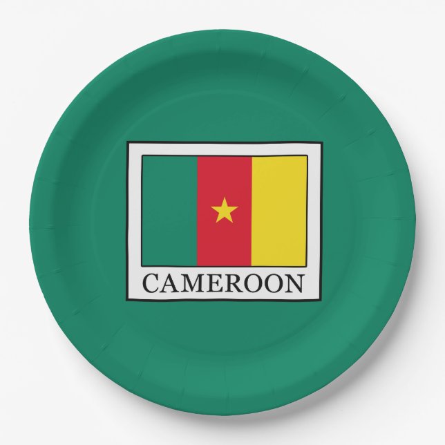 Cameroon Paper Plate (Front)