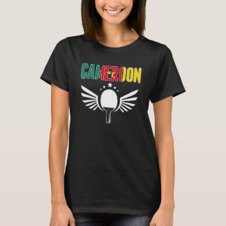 Cameroon Ping Pong  Cameroonian Table Tennis Suppo T-Shirt