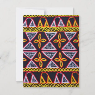 Cameroon Toghu Pattern Notecards
