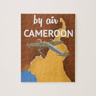 Cameroon Vintage Travel poster Jigsaw Puzzle