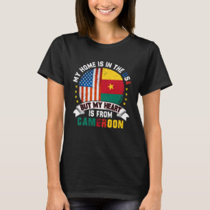 Cameroonian American Patriot Heart is from Cameroo T-Shirt