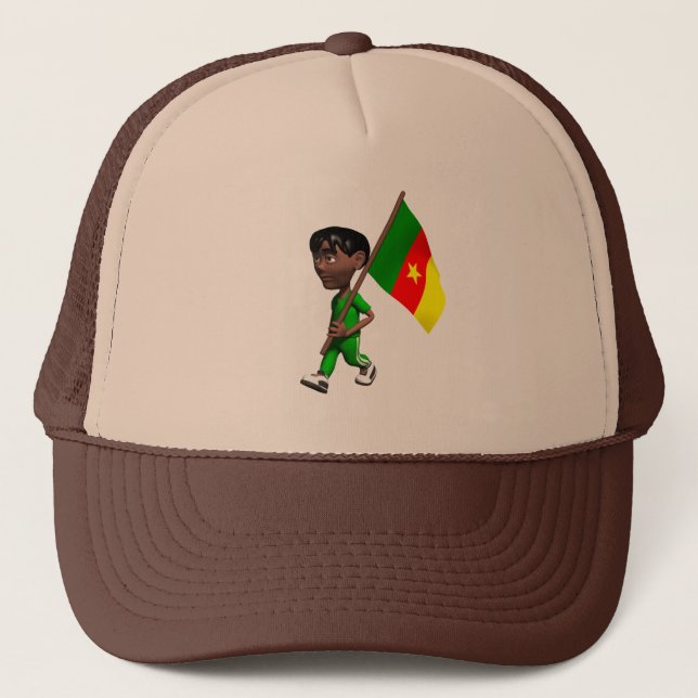 Cameroonian Boy Trucker Hat (Front)