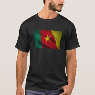 Cameroonian Flag For Proud Cameroonian Cool Camero T-Shirt