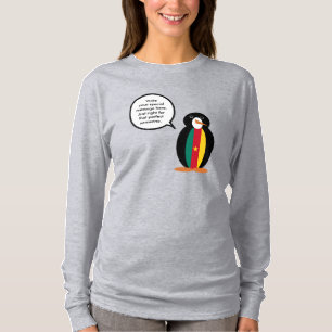 Cameroonian Talking Ms. Penguin Personalized T-Shirt