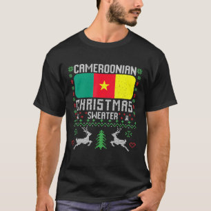 Cameroun Drapeau Cameroun Sweat de Noël camerounai