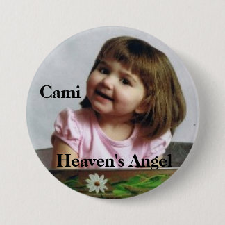 cami_bucket, Cami, Heaven's Angel 3 Inch Round Button