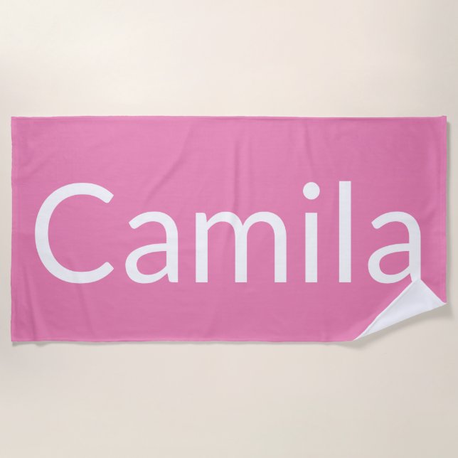 Camila Beach Towel (Front)