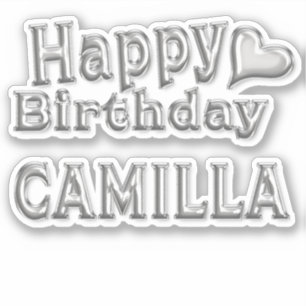 Camilla Happy Birthday Autocollants
