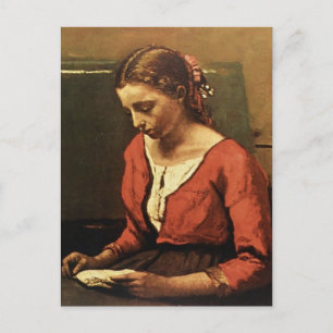 Camille Corot- Girl Reading Postcard