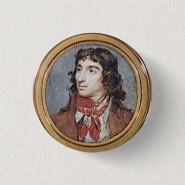 Camille Desmoulins 1 Inch Round Button (Front)