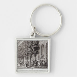 Camille Desmoulins Speaking at the Palais Keychain