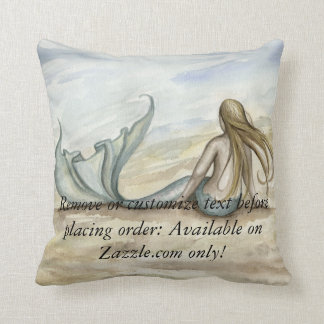 Camille Grimshaw Seaside Mermaid Pillow