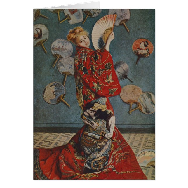 Camille Monet in Japanese Costume by Claude Monet (Front)