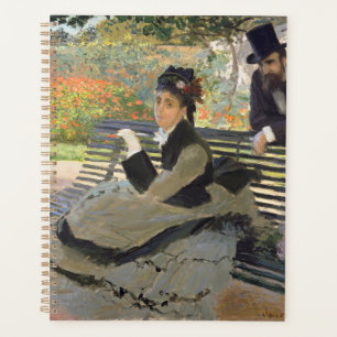 Camille Monet on a Bench  Claude Monet   Planner