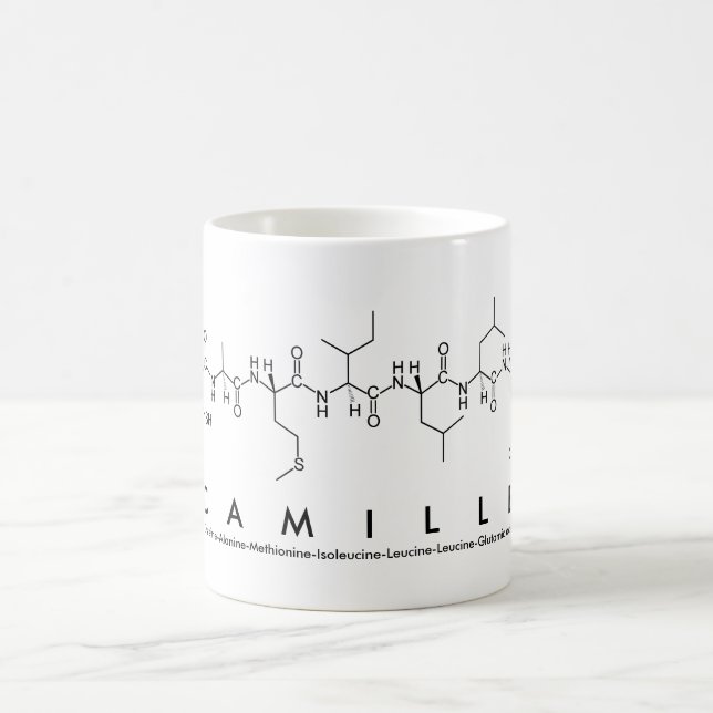 Camille peptide name mug (Center)