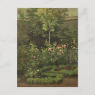 Camille Pissarro A Rose Garden Postcard